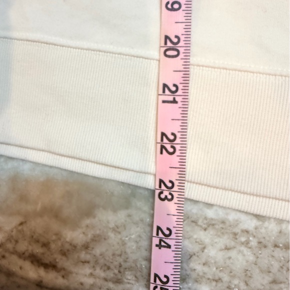 Lou & Grey Always The Optimist Cream Graphic Sweatshirt Women Small Cozy Lounge - Picture 8 of 10